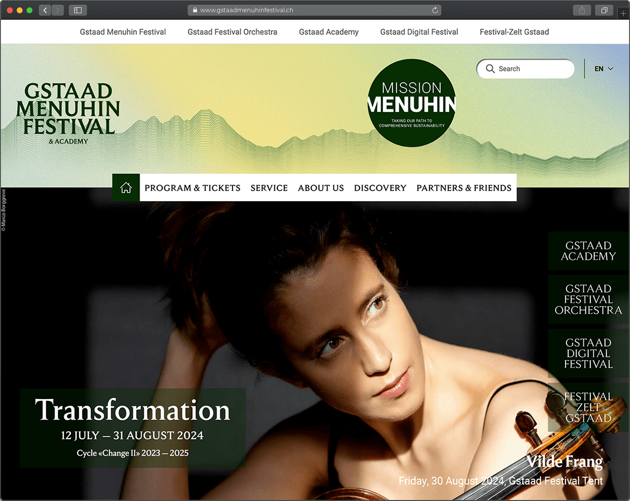 Gstaad Menuhin Festival & Academy Gstaad Menuhin Festival & Academy