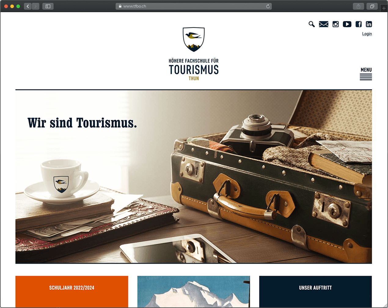 Höhere Fachschule für Tourismus Thun Höhere Fachschule für Tourismus Thun