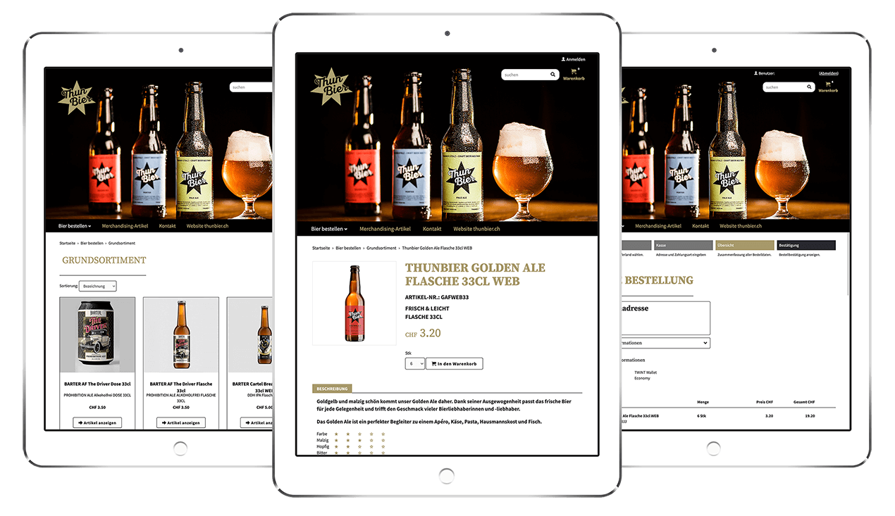 Brauerei Thun AG Thunbier Brauerei Thun AG Thunbier