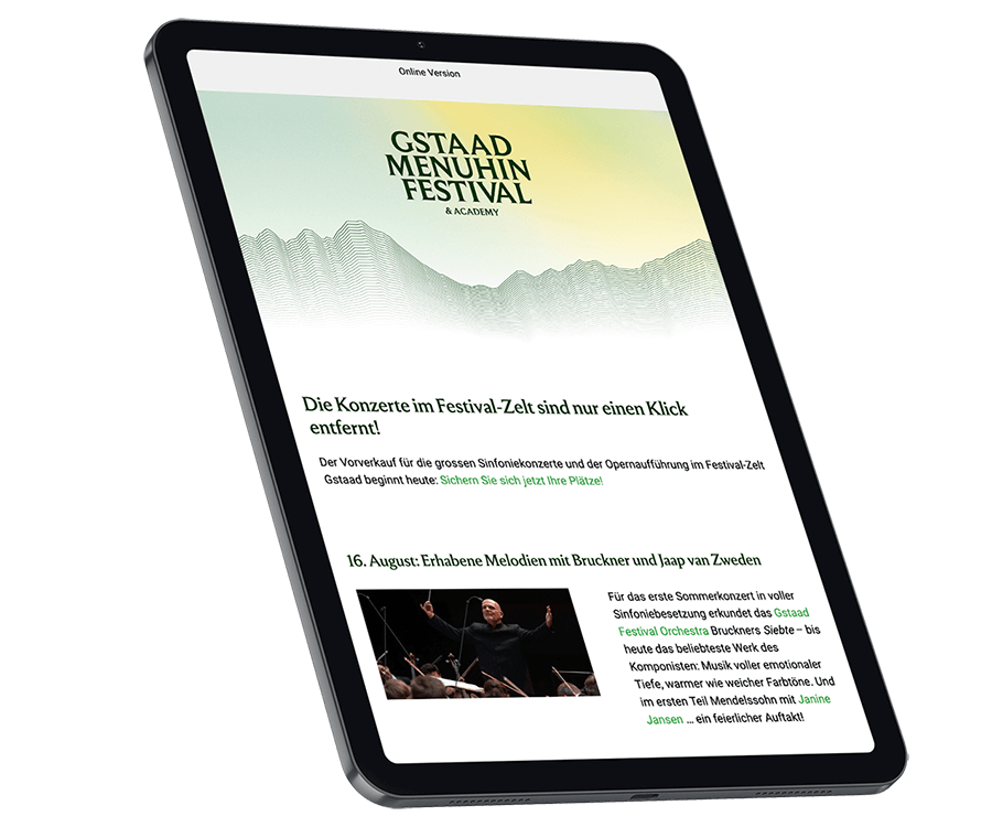 Gstaad Menuhin Festival & Academy Gstaad Menuhin Festival & Academy